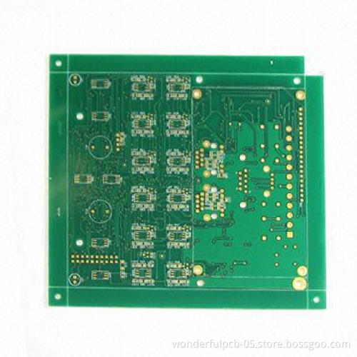 FR4 Lead-free HASL Multilayer PCB with 1.5mm Board Thickness, Green Solder Mask